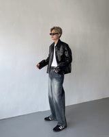ボルトコートレザージャケット / OA bolt coated leather jacket (3 colors)