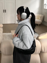 ビンピークロップショートパッディング