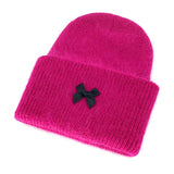 リボンアンゴラビーニー  / Ribbon Angora Beanie