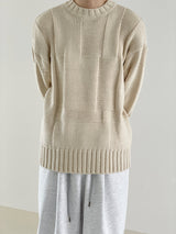 Cube embossed knit 
