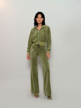 Xヒーヤジェニーベルベットタトゥーパンツ / X Heeyajenny Velvet Tattoo Pants (4590662353014)