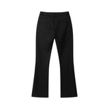 BOOTS-CUT SLACKS (BLACK)
