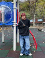 Heart knit /  overfit knit
