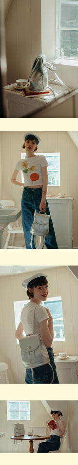 Ari Beads Backpack_Silver