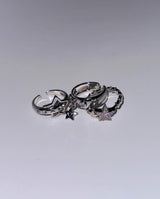 [Red Velvet Irene/Sevenus Heejae/Babyzoo] Silver star all over ring