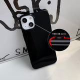 Glossy - Basic Black TPU Phone Case