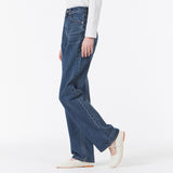 Womans Signature Stud Straight Fit Denim Pants Indigo