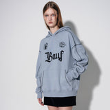 Bロゴフットボールジャージフーディー/B logo football jersey hoodie [sky blue]