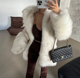23FW ハニーフェイクファージャケットコート