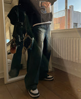 ウォンダーウォッシュドエイブルデニム / Wander washed able denim (2 color)