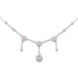 ロイヤルスリードロップネックレス/[KARD] Royal Three Drop Necklace