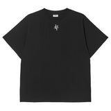 SYMBOL NECKLESS T-SHIRT BLACK [WOMAN]