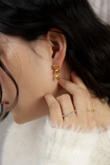 combo heart earring