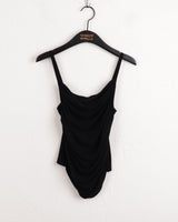 Dao shirring drape sleeveless