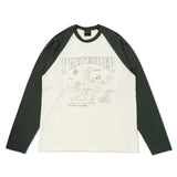 プレテンダードゥードゥルラグランＴシャツ / PRETENDER DOODLE RAGLAN TEE (2color)