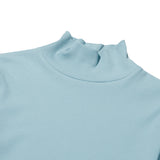 CHERRY BASIC HALF NECK T-SHIRT [LIGHT MINT]