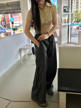 Bumpy half shirt 