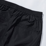 フロントカットウォームアップパンツ / FRONT CUT WARM UP PANTS - BLACK