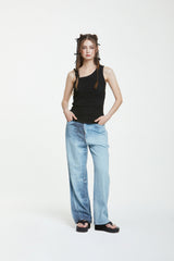 ストラップノースリーブトップ / STRAP SLEEVELESS TOP