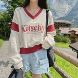 Kitchen Colored V-Neck Sweatshirt