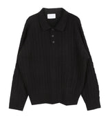 No.0411 コードケーブルカラーニット