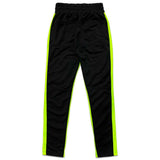 TZ TRACK PANTS (BLACK/GREEN NEON) (6635093065846)