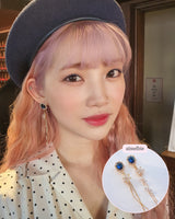 ダイアモンドペタルピアス