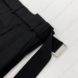 ツインベルトワイドパンツ/SK Twin Belt Wide Pants (3 colors)