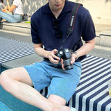 Vカラーアイスショートスリーブニット / Bau V-collar Ice Short-Sleeved Knit (6 colors)