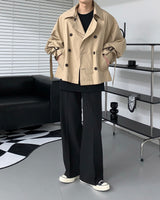 バルーンショートトレンチジャケット / GM Balloon Short Trench Jacket (2 colors)