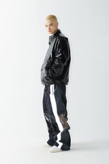 クロスボックスリフレクティブトラックパンツ / BSR2223FWPT031 WD CROSS BOX REFLECTIVE TRACK PANTS BLACK