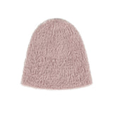 VA Brooch Soft Angora Beanie Pink