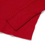 EMBLEM WAPPEN ROUND NECK KNIT [RED]
