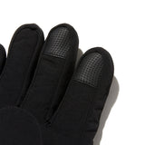 QUILTING PADDING STITCH GLOVES [BLACK]