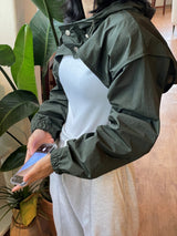 Unique nylon bolero jumper 