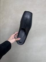 [HAND MADE] Square Bloafer (Black) (6557571252342)