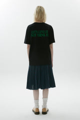 オーバーフィットロゴTシャツ / Over fit logo t-shirt (black)