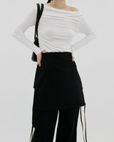 スカートパンツ / black skirt pants