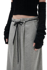 ヘリンボーンワイドパンツ/HERRINGBONE WIDE PANTS