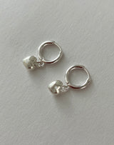 [92.5silver] ベルハートワンタッチピアス