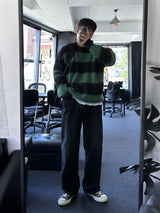cander loosefit strip knit