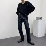 ツイストダメージニット/SK Twisted DAMAGE Knitwear (4 colors)