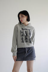 フォルドデニムスカート/folded denim skirt