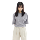 オーバーフィットマシュマロポイントショートスリーブT/OVERFIT MARSHMALLOW POINT SHORT-SLEEVED T-DEEP GRAY
