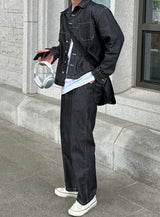 DEFデニムルーズフィットジャケット/DEF DENIM LOOSEFIT JACKET