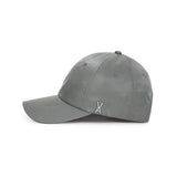 Stud Logo Over Fit Poly Ball Cap Gray