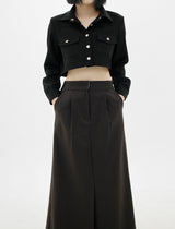 ダーソンクロップシャツジャケット / Derson Crop Shirt Jacket (2color)
