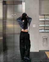 コットンスナップパンツ