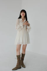 ダスティーラッフルワンピース / Dusty Ruffle One Piece (3color)