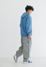 ファンスクリブリングBSRBTパーカー / BSR2223FWPO064 FUN SCIBBLING BSRBT HOODIE CORAL BLUE